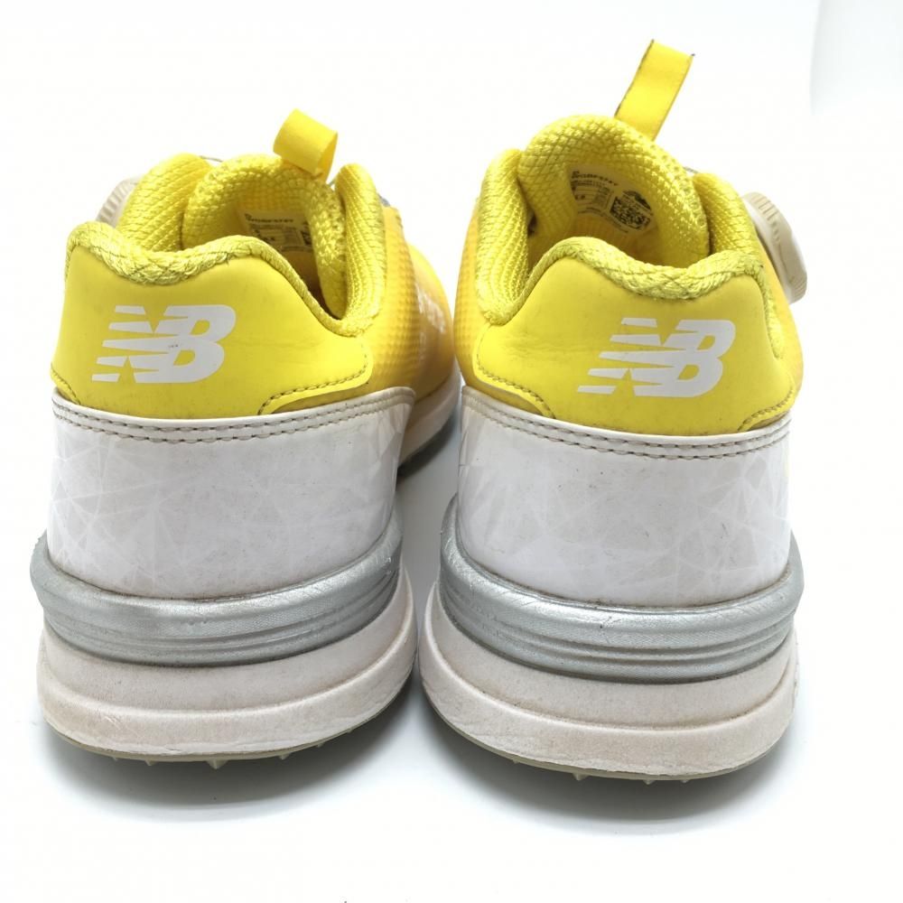 ニューバランス ゴルフシューズ イエロー×白 WGBS574 BOA レディース 23 ゴルフウェア New Balance