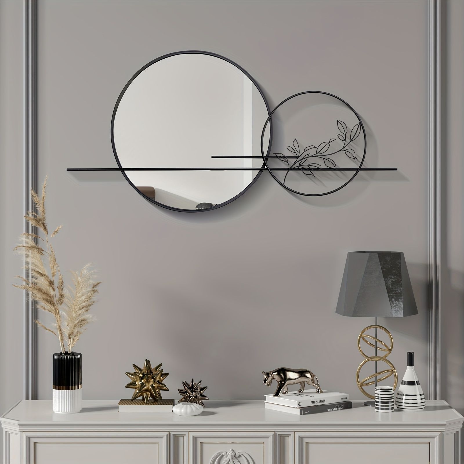 屏風　螺鈿細工　山水花鳥画　漆塗　置物　インテリア　工芸品　美術品　A2866 屏風 螺鈿細工 山水花鳥画 漆塗 置物 インテリア 工芸品 美術品 A2866