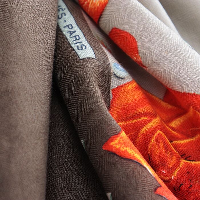 美品】HERMES エルメス スカーフ カレジェアン140 LA ROSEE Anne  