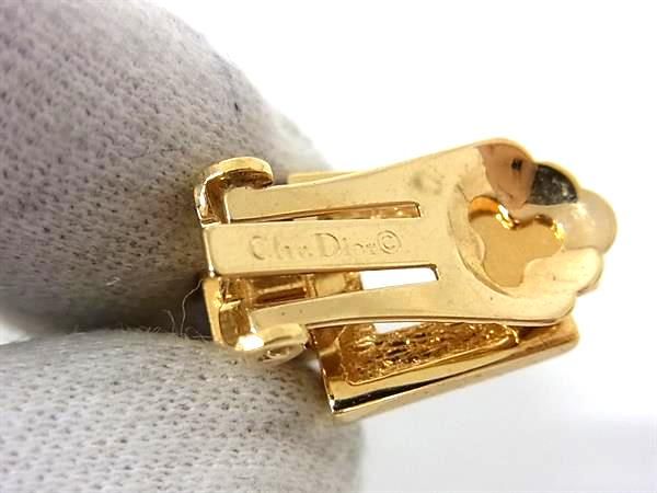 Dior♡イヤリング片耳のみロゴ付きパール確実正規品 Dior ゴールド