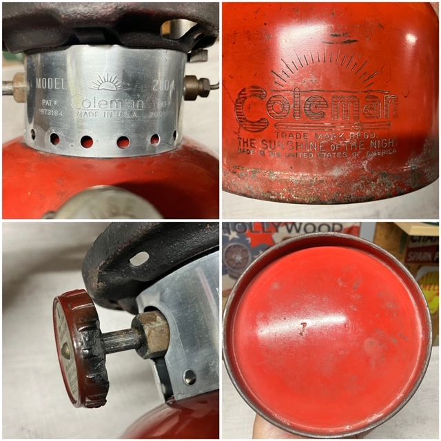 コールマン200A イエローボーダー　 1960年1月 コールマン200A イエローボーダー1960年1月製 箱付 コールマン