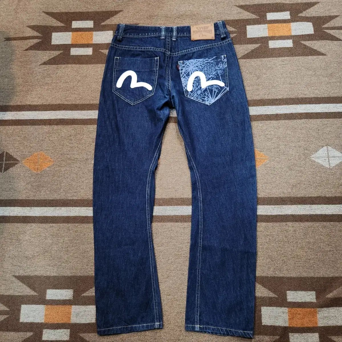 【雷市場（ポンジャン）商品韓国直送】 EVISU(エヴィス) 鯉 デニム パンツ 32 ENGINEERED GARMENTS(エンジニアードガーメンツ)