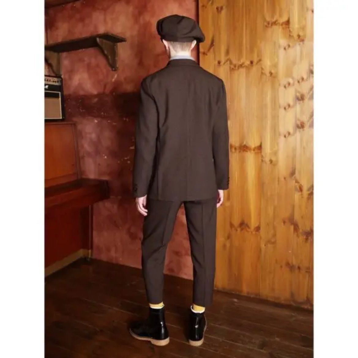 original john RELAXING BOOTS BOY SUITS BROWN セットアップ モッズ