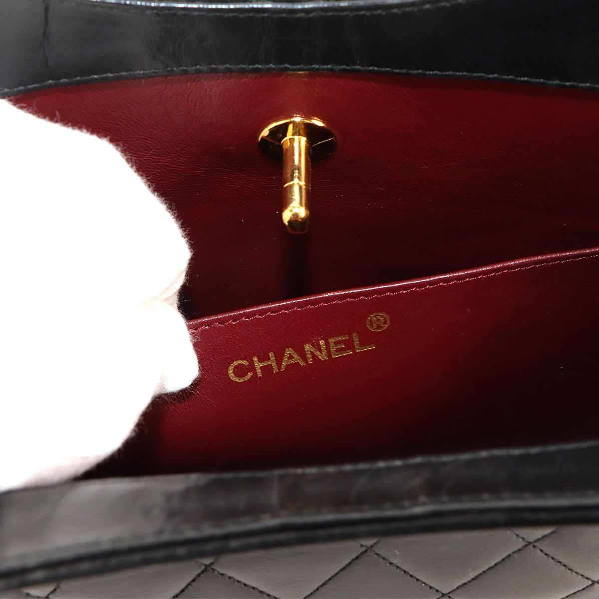 美品 シャネル CHANEL マトラッセ 2way ハンド チェーン ショルダー  