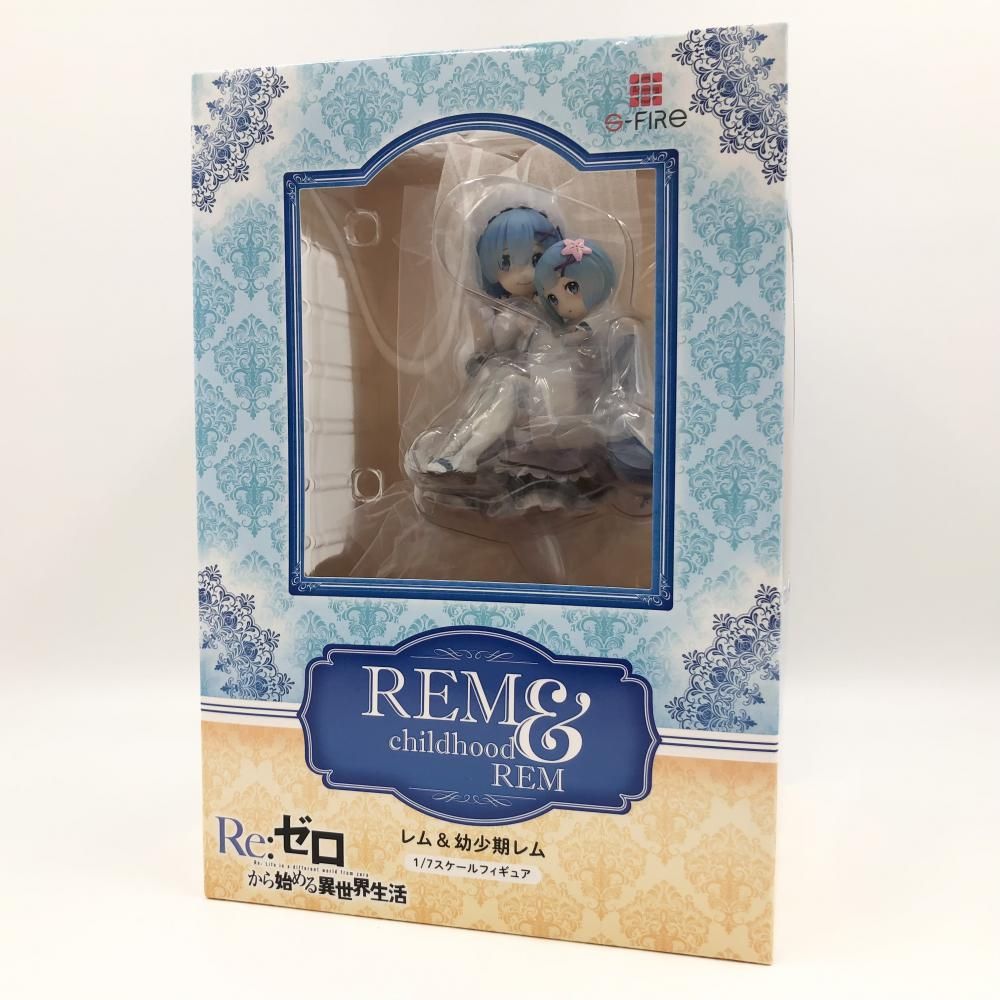 【中古】未開封 セガ Re:ゼロから始める異世界生活 リゼロ S-FIRE 1/7 レムu0026幼少期レム[17]