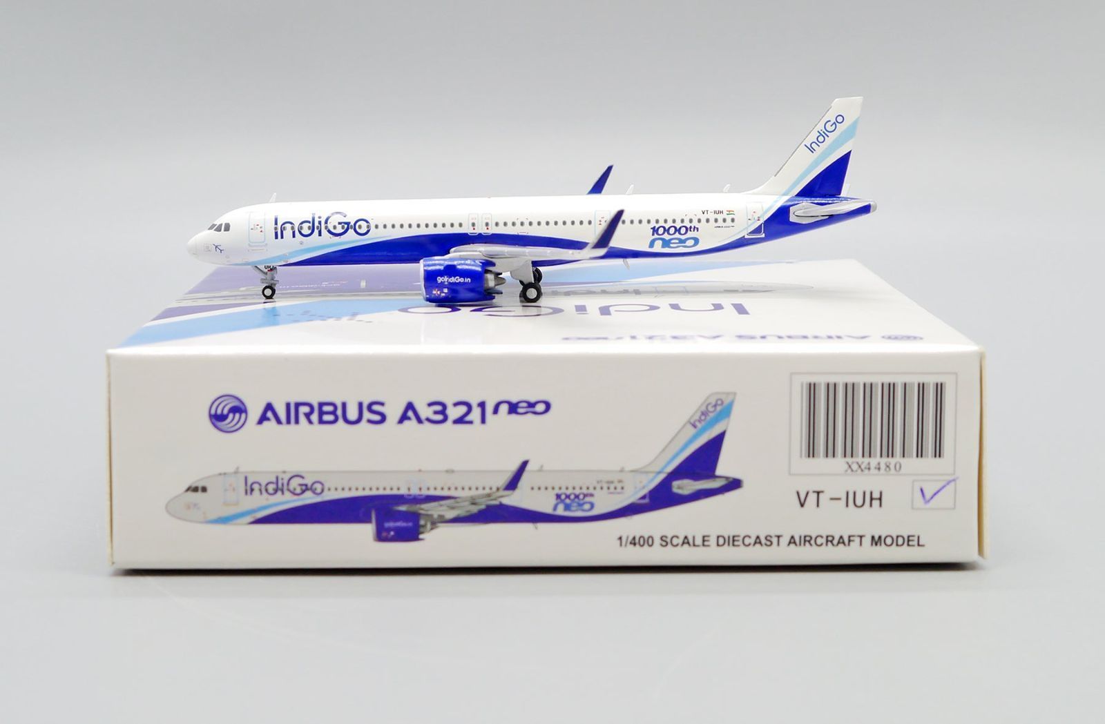 Jcwings インディゴ A321neo VT-IUH 1|400