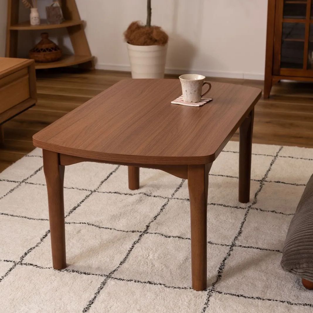 ♪1人用 2WAY 継脚式 こたつテーブル ブラウン 幅80cm こたつ 炬燵 テーブル ハイテーブル