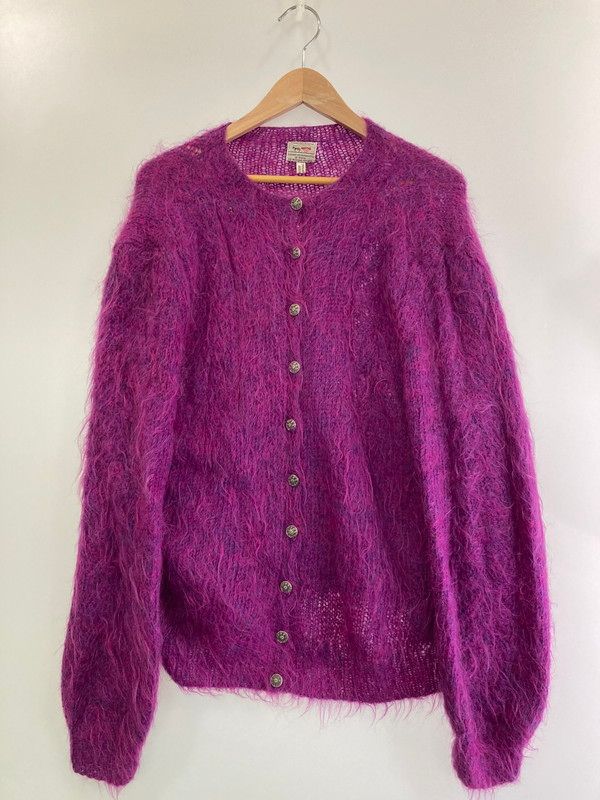 【中古品】  AVOCA HANDWEAVERS アヴォカ モヘアカーディガン  【146-250308-AS-43-MIN】