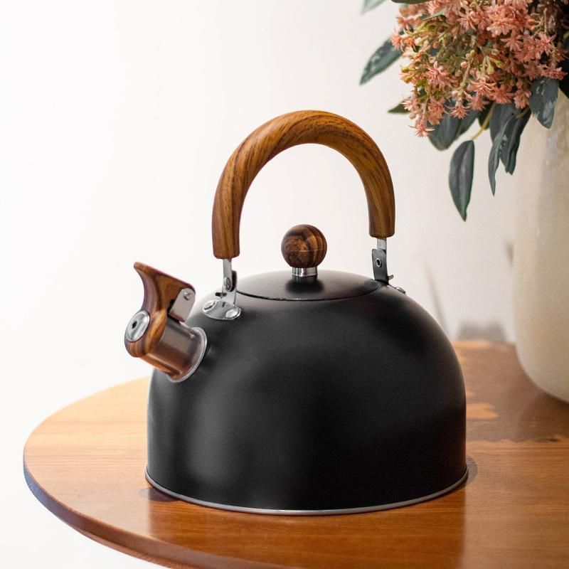 ティーケトル 木目ハンドル