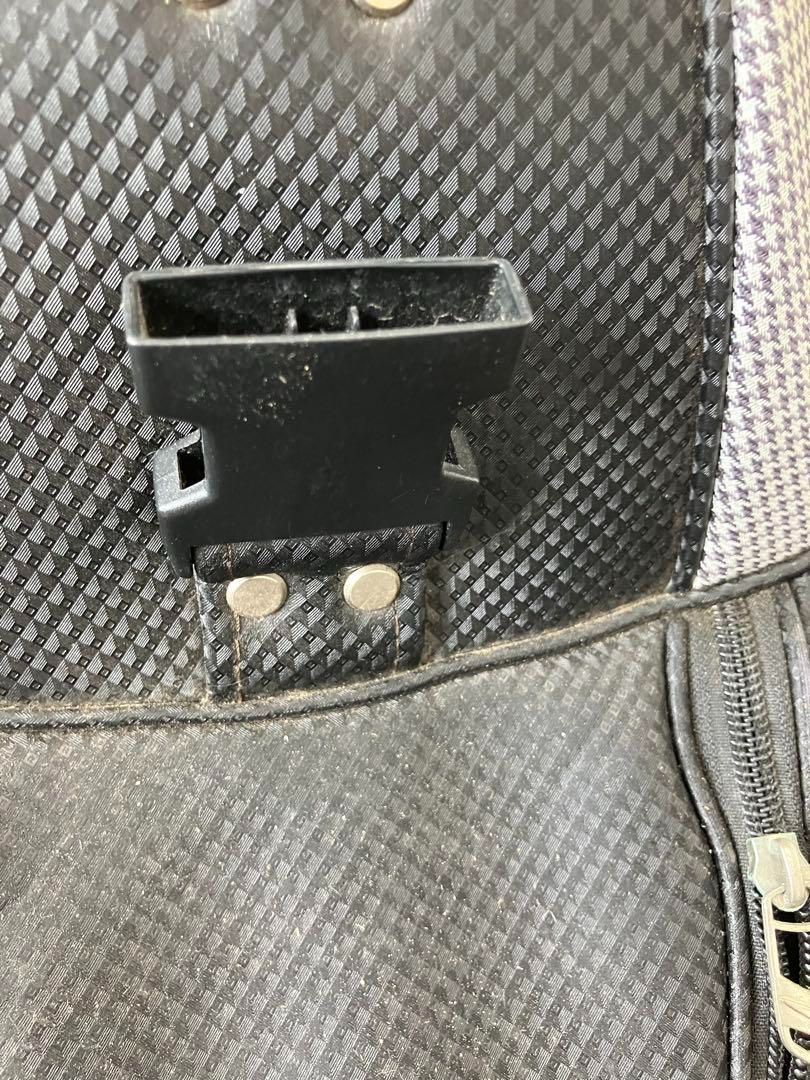 XXIO ダンロップ　キャディバッグ スタンド型　千鳥柄　モノトーン　白黒 値下！XXIO ダンロップ キャディバッグ スタンド型 千鳥柄