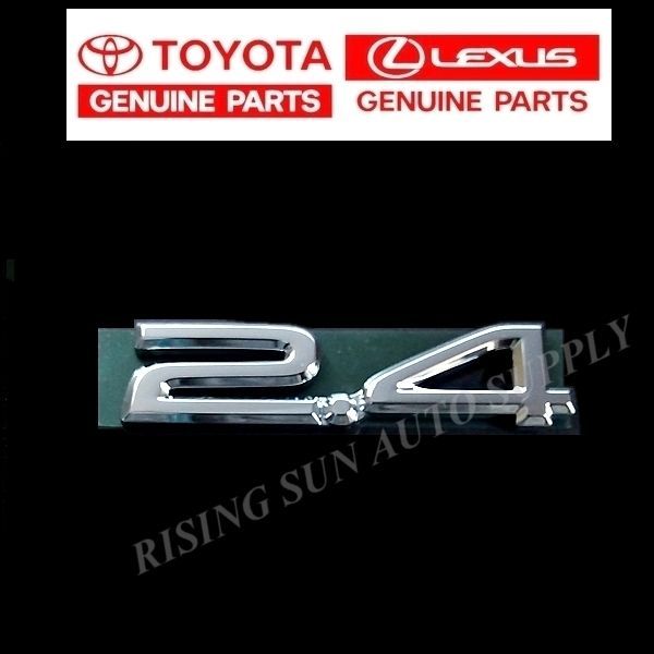 トヨタ 純正 エンブレム 2.4 普通郵便 GR86.クラウンクロスオーバー