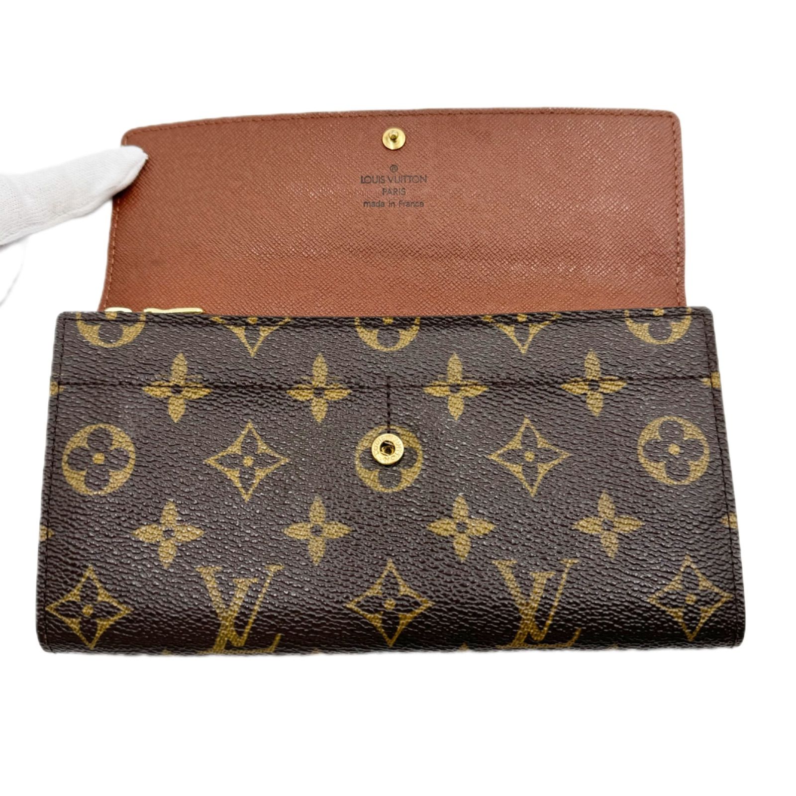 美品 ルイヴィトン モノグラム ポシェット ポルトモネ クレディ 長財布 780 🟤LOUIS VUITTON🟤 ポシェットポルトモネクレディ 長財布 - メルカリ