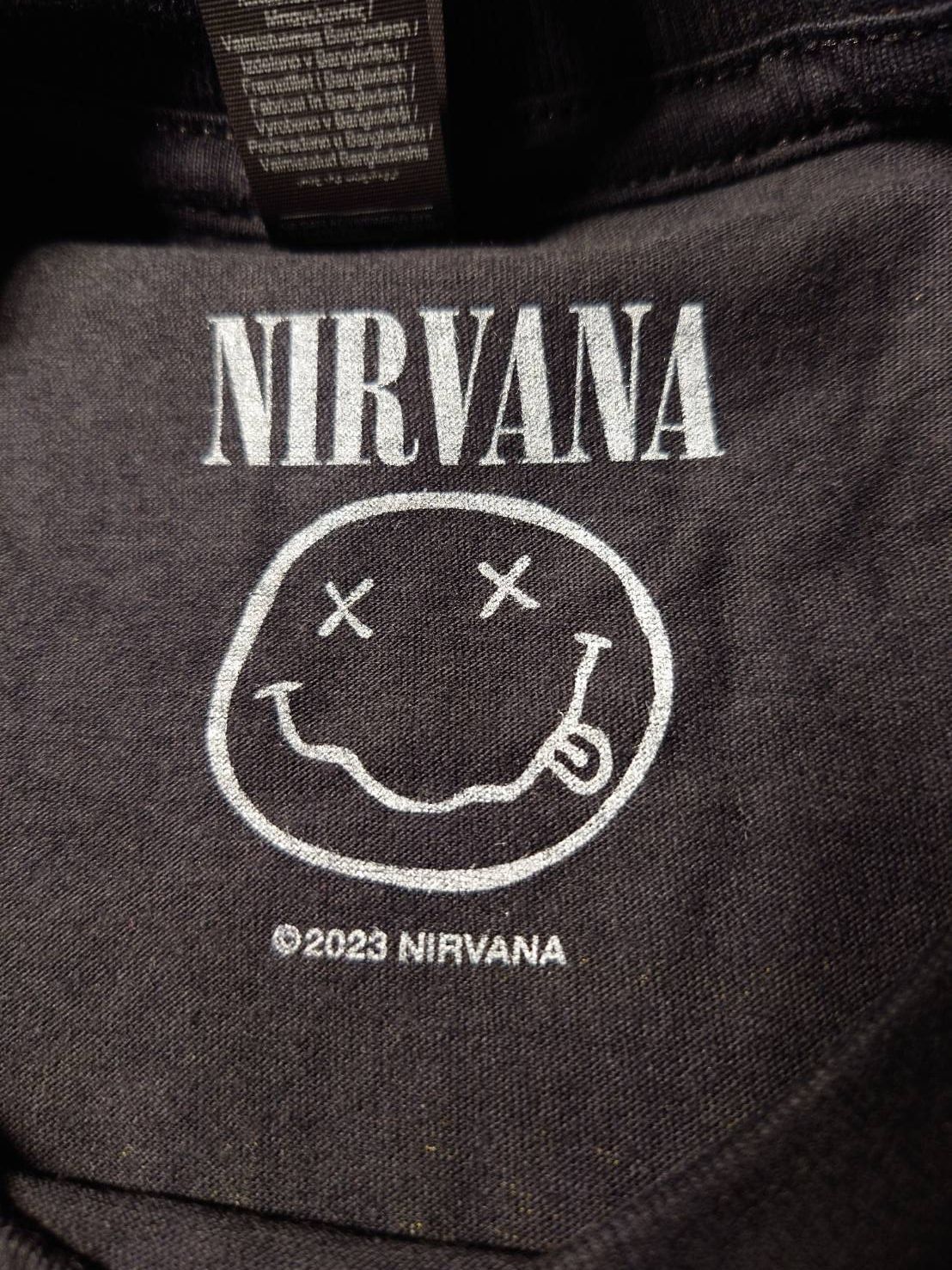 未使用 NIRVANA YELLOWSMILEY 2XL オフィシャルライセンス 未