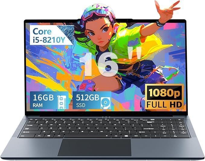 ☆新品☆ノートパソコン Core i5-8210Y 16インチ 16GB ノートパソコンCore i5-8210Y ノートPC 16インチ 16GB メモリ