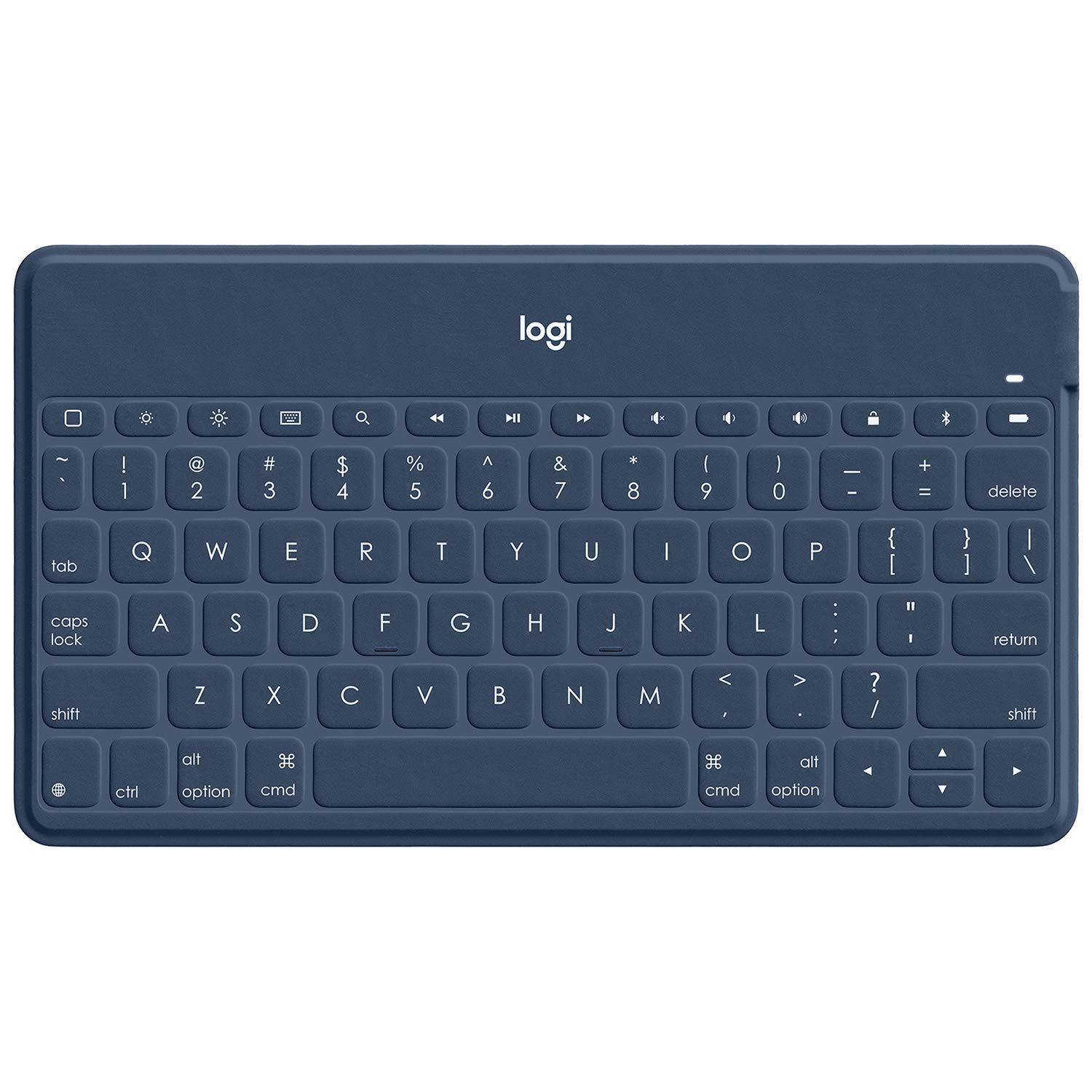 ロジクール KEYS TO GO ワイヤレス Bluetooth キーボード iK1042CB US配列 薄型 6mm 軽量 180g ワイヤレスキーボード iPhone iPad Apple TV 充電式 第10世代 第 クラシックブルー キーボード