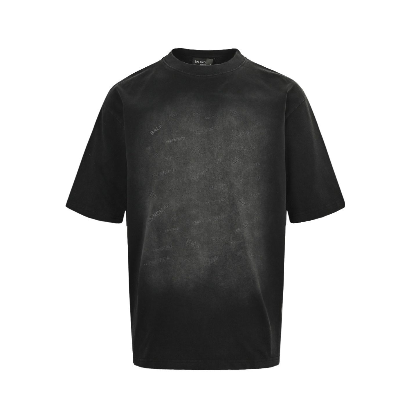 Balenciaga 半袖シャツ 黒 ロゴプリント 新品同様 yukishop｜激安ブランドコピー バッグ/時計/服/靴/ジュエリー