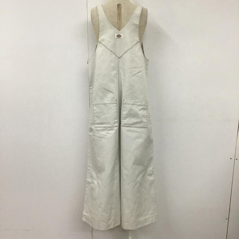 Dickies オーバーオール/サロペット/白/古着/実寸W50L32 Dickies