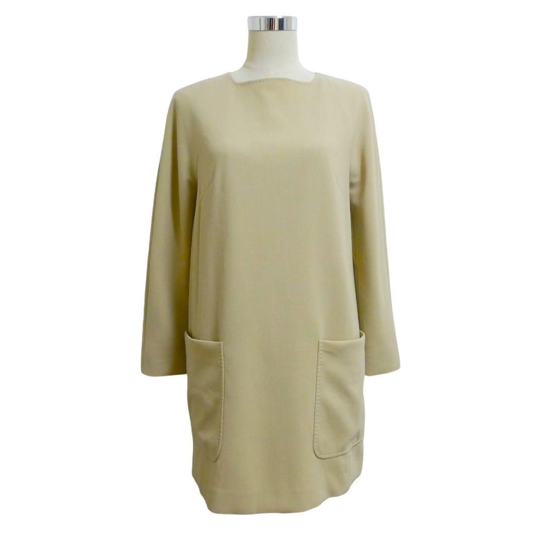 マックスマーラ Max Mara ワンピース ミニ丈 チュニック丈 クルー 