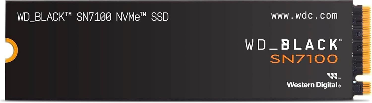 Western Digital ウエスタンデジタル 内蔵SSD 1TB WD Black SN7100 読取り最大 7 250MB 秒 M.2-2280 NVMe WDS100T4X0E PCパーツ ゲーミング向け