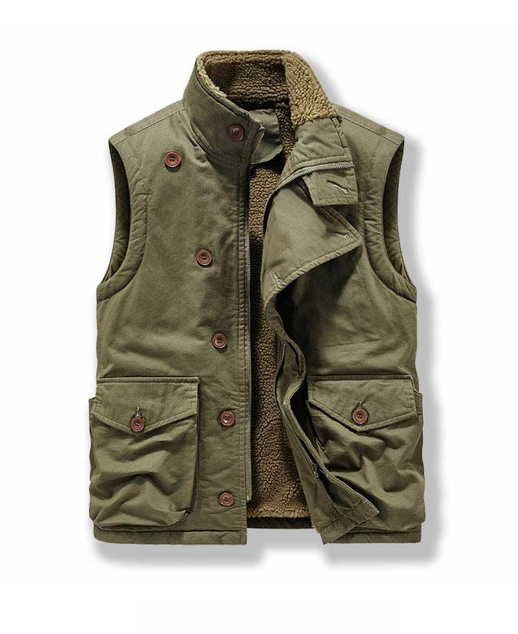 古着　モヘアジレ　ベスト　イタリアヴィンテージ　チョッキ　４６　M カーキ. 古着 モヘアジレ ベスト イタリアヴィンテージ チョッキ 46 M カーキ