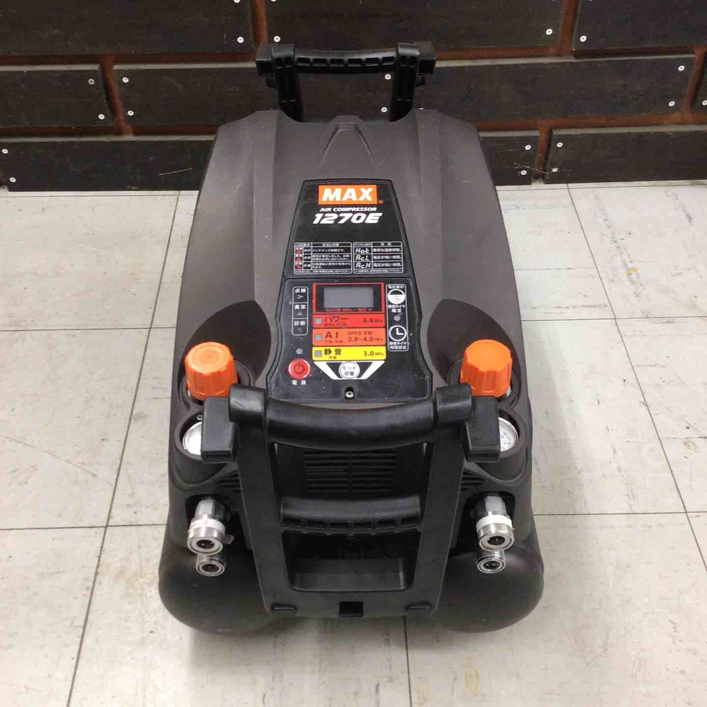 現状品 マックス|MAX エアコンプレッサー AK-HH1270E_ブラック 鴻巣店