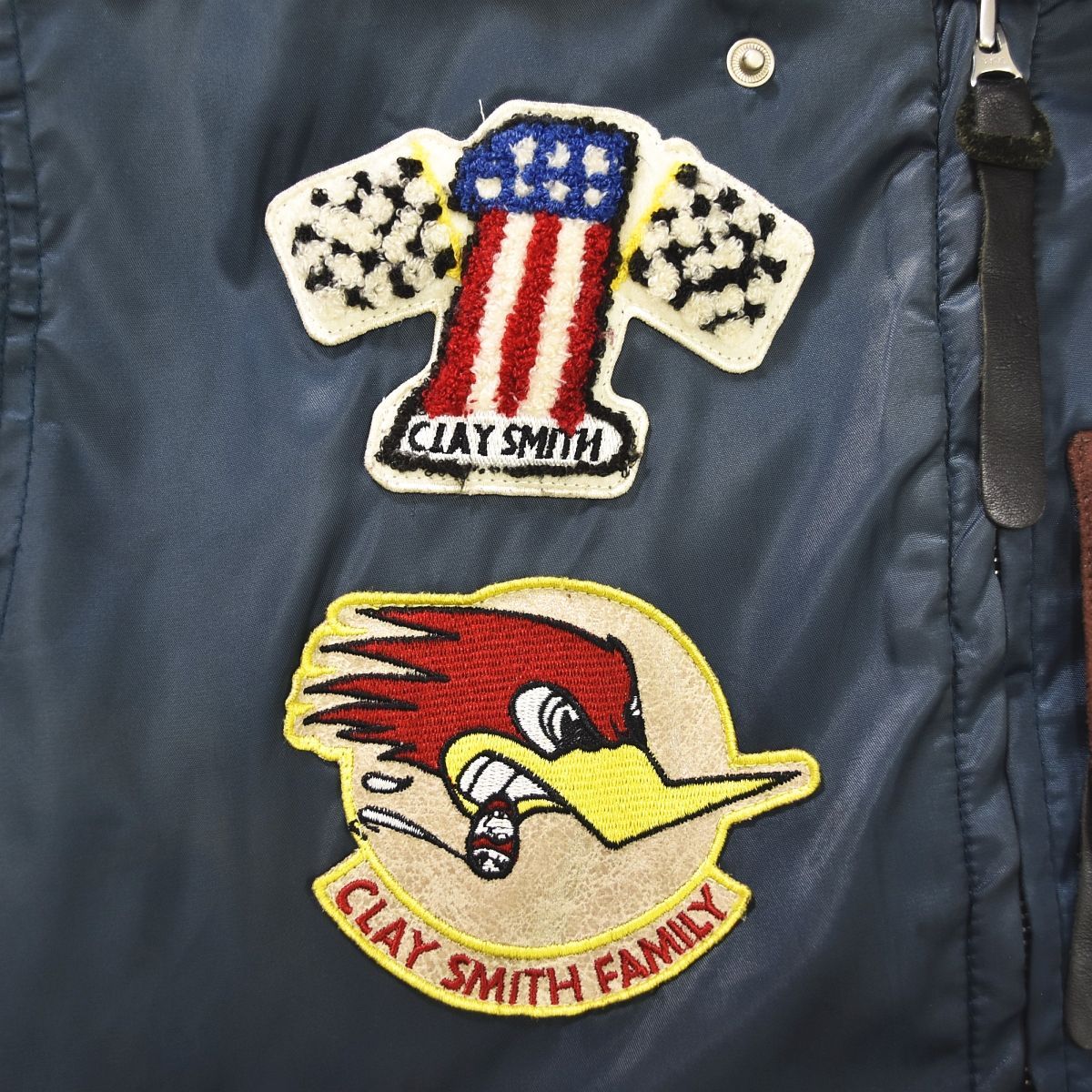 豪華刺繍】 クレイスミス Clay Smith MA-1 フライトジャケット