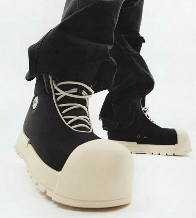FVVO & ROCKSTA コラボレーション THICK SOLED HIGH TOP BOOTS 厚底