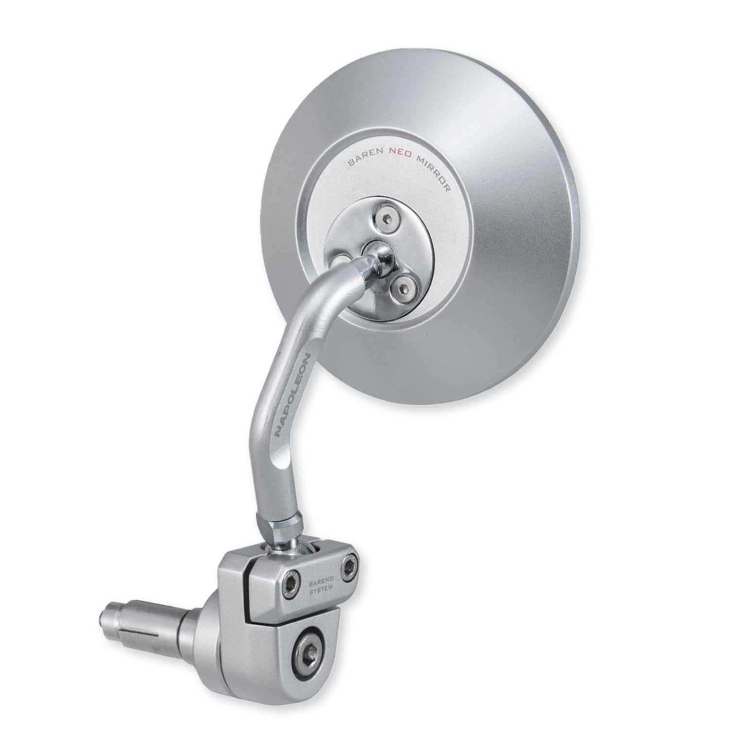 タナックス TANAX バイクバーエンドミラー ナポレオン バレンネオミラーC シルバー 左右共通 丸型 ANC-102