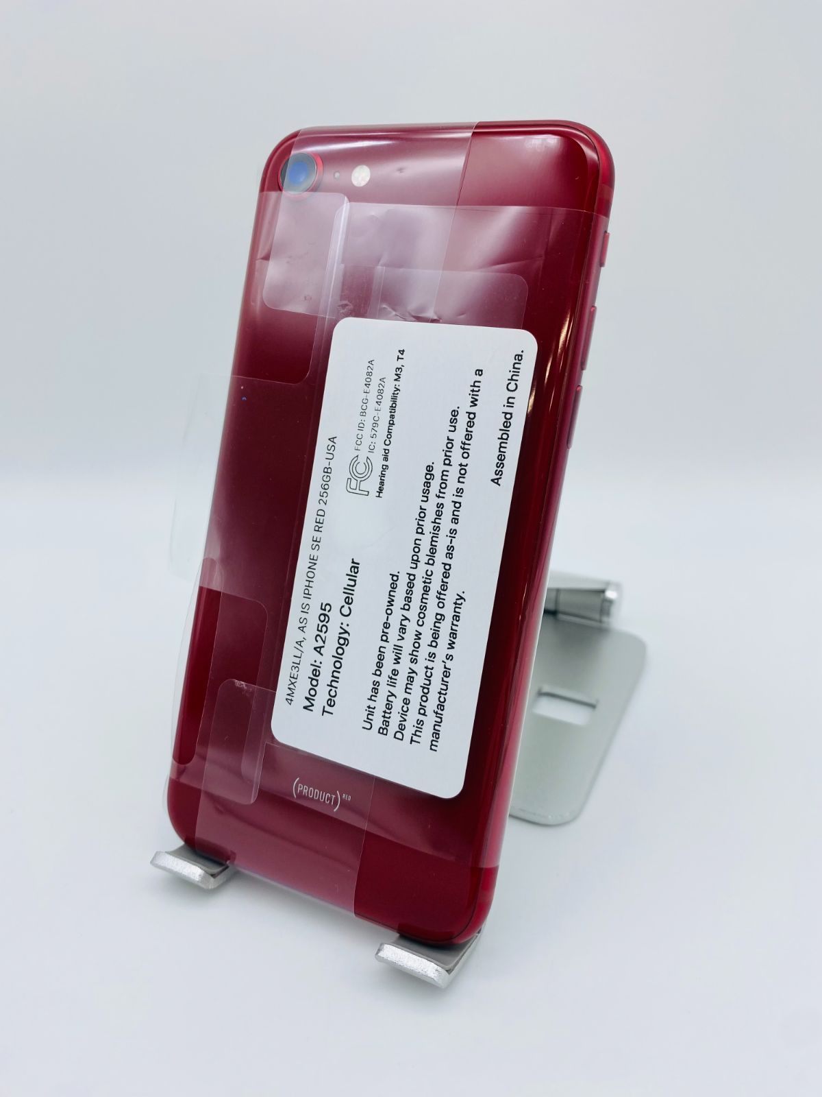 275★ほぼ新品★充電4回★iPhone SE3 海外版/純正バッテリー100% ☆ほぼ新品未使用☆充電回数4回☆iPhone SE 第3世代 256GB