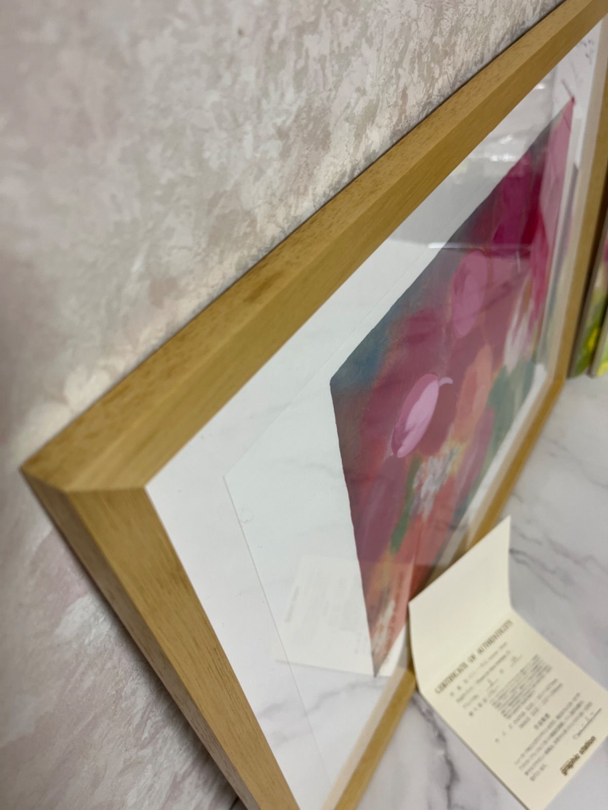 版画　ジニー・キム　限定ジクレー　直筆サイン・作家着彩入　証明書付　新品額 版画 ジニー・キム 限定ジクレー 直筆サイン/作家着彩入 証明書