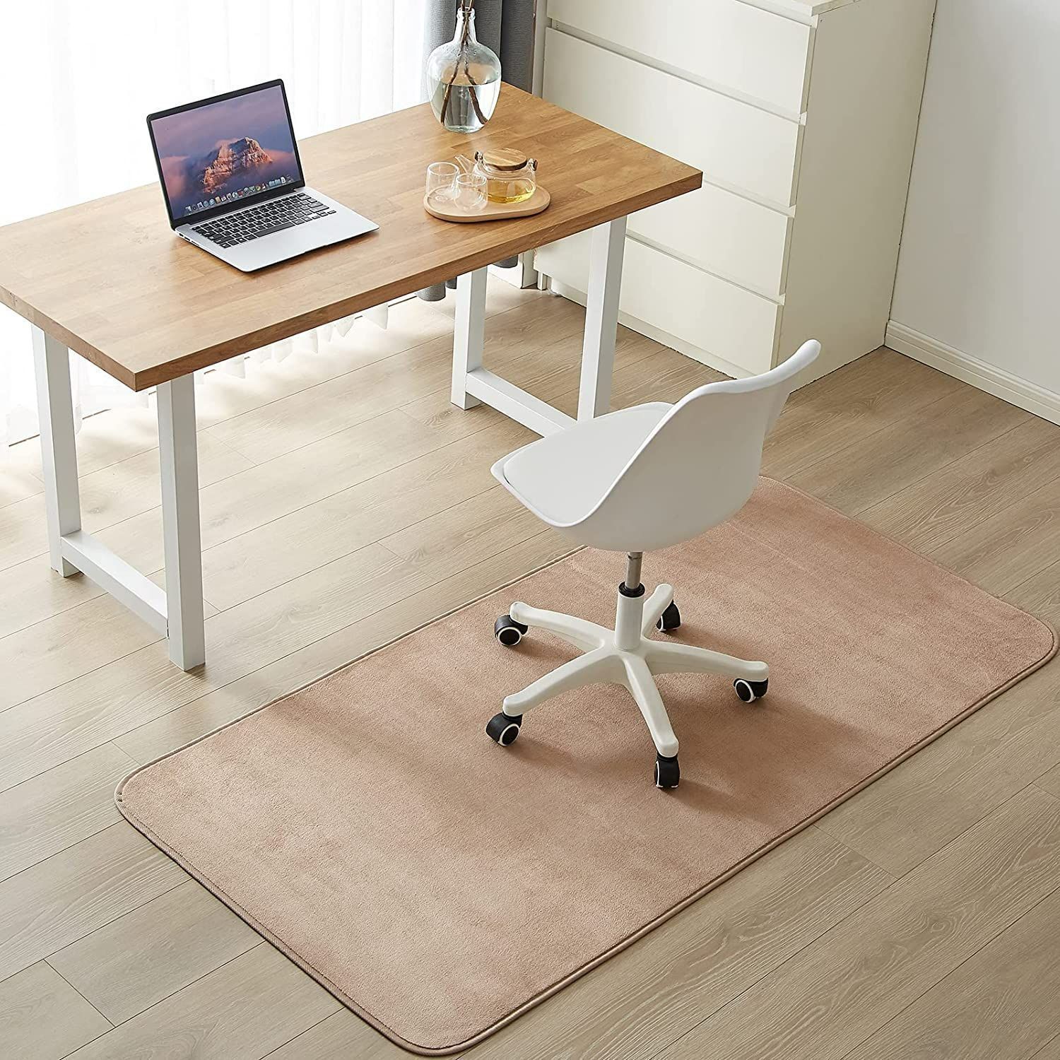 当店在庫してます！ チチロバ TITIROBA チェアマット 床保護マット 90×140cm 厚み4mm デスクマット ゲーミングチェアマット  デスク足元マット 滑り止