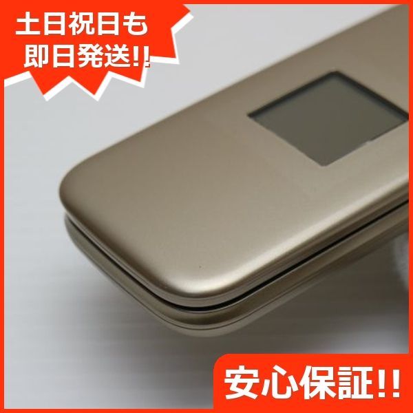 富士通 - 超美品 F-08C ゴールド 新品同様 F-08C ゴールド 即日発送 DoCoMo ガラケー FUJITSU