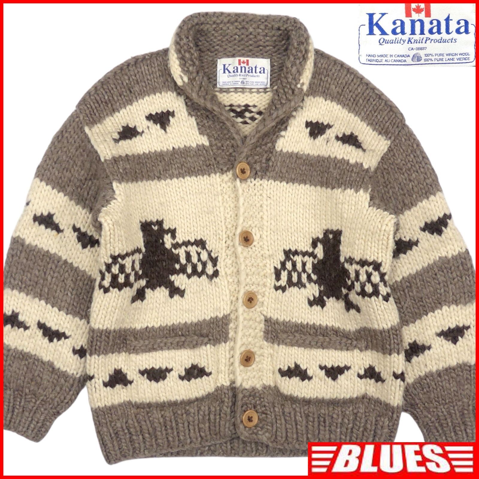 カウチン セーター kanata ニット XXXL カナダ製 カナタ ハンドニット