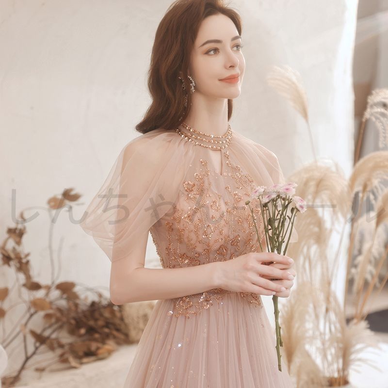 新しい未使用 オフショルター ウェディングドレス マキシ丈 Aライン