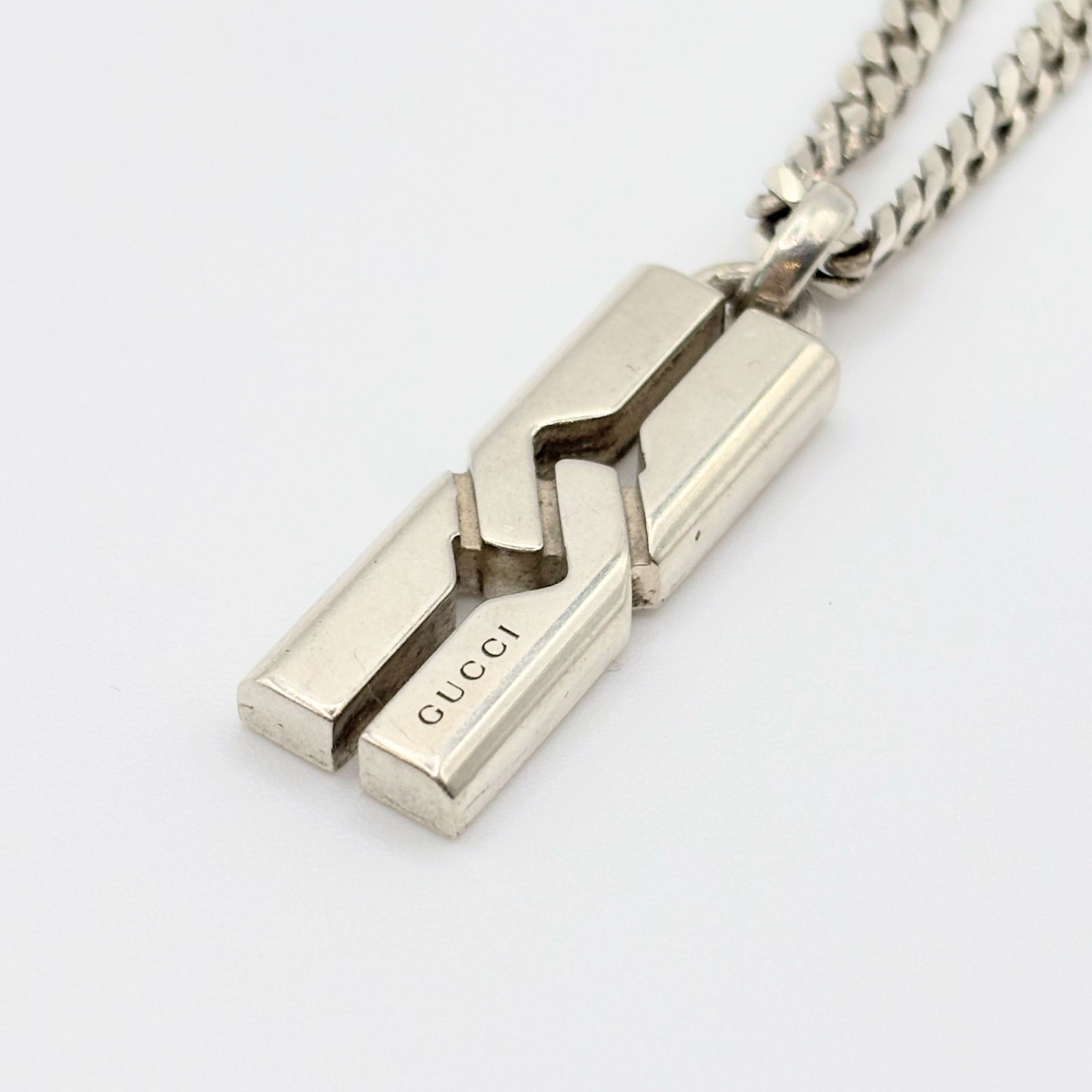 美品✨　GUCCI グッチ　ネックレス　インフィニティ　ノット　喜平　シルバー GUCCI グッチ ネックレス ノット インフィニティ シルバー 925