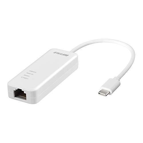 BUFFALO 有線LANアダプター LUA4-U3-CGTE-WH ホワイト Giga Type-C USB3.1 Gen1 対応