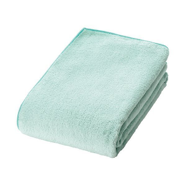 まとめ 林 マイクロファイバー バスタオル シェリー グリーン BO490704 1枚