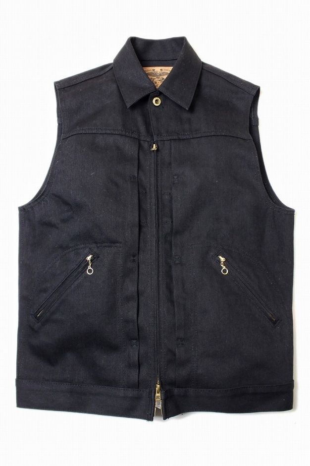 ○新品 ViSE REDTAiL バイス レッドテイル Cross Denim Vest 5th 