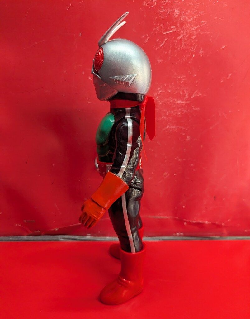仮面ライダー新2号　ダブルライダーカラーVer　メディコムトイ　東映レトロソフビ 仮面ライダー新2号(ダブルライダーカラーVer)東映レトロソフビ