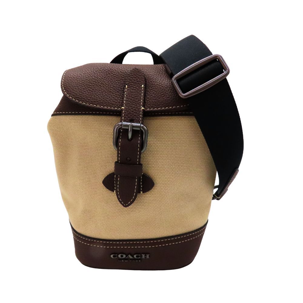 中古】COACH コーチ CH074 ハドソン スモール パック ナチュラル