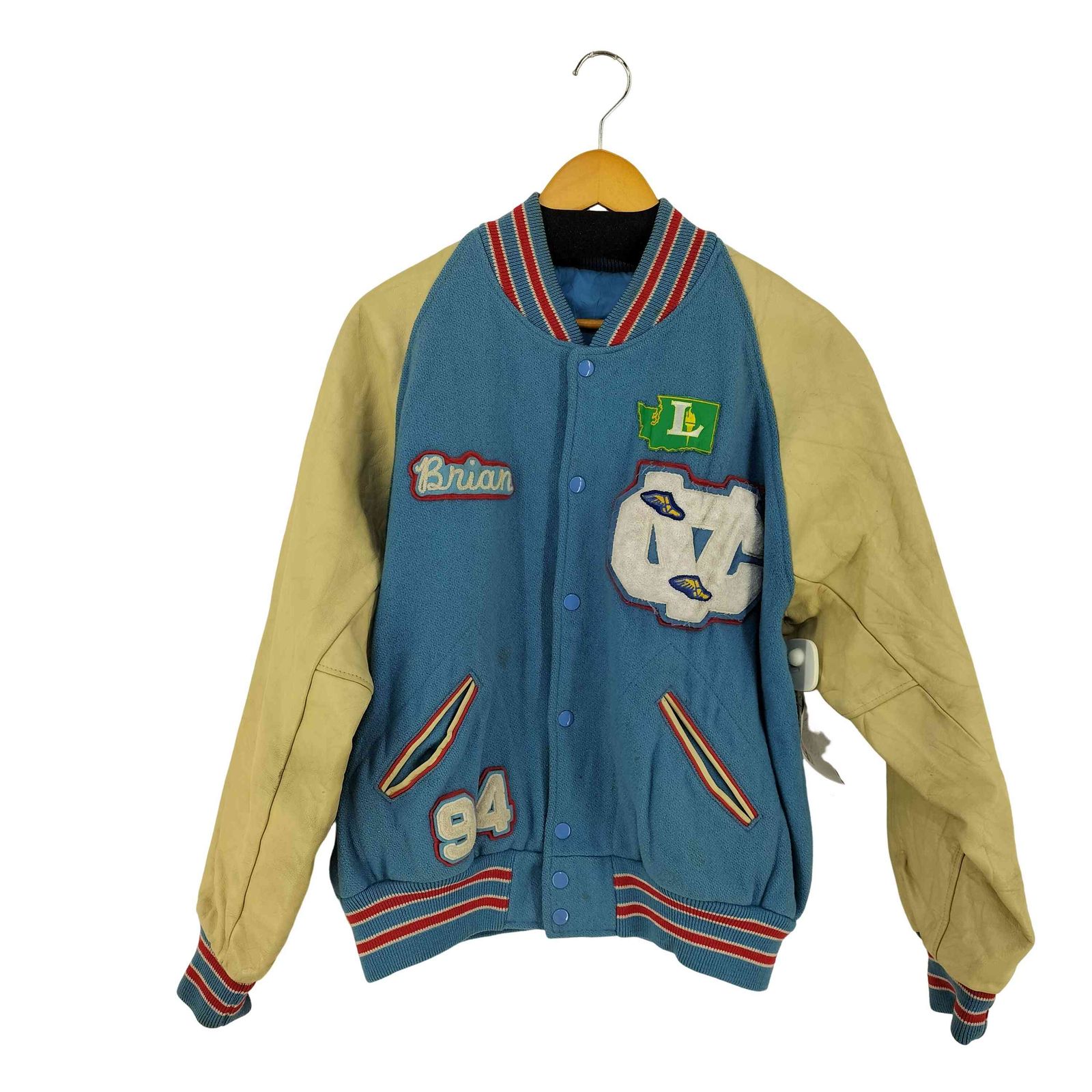 【USED】TMアスレチックス スタジャン 80-90's TM ATHLETICS スタジャン 