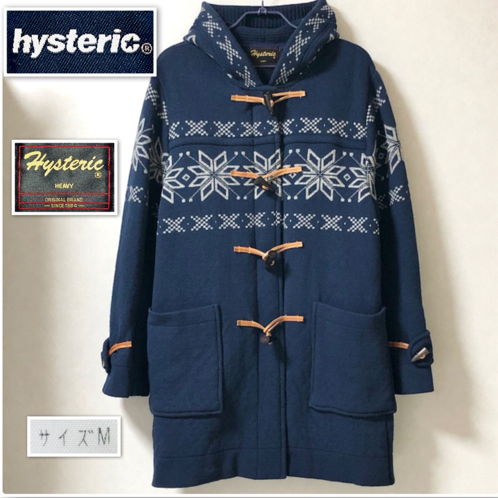□美品□希少□HYSTERIC GLAMOUR ヒステリックグラマー ニットダッフル