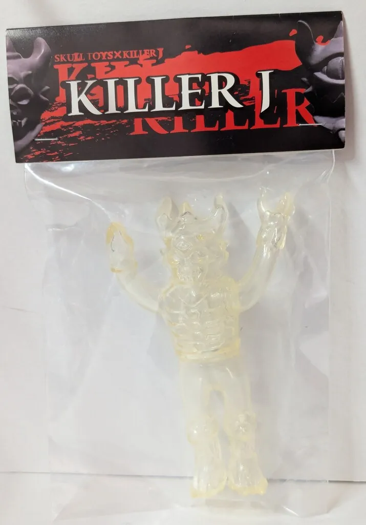 リアルヘッド　ドクロジョニー　スカルトイズ　ソフビ　ピンク/黄色 骸骨商會 (リアルヘッド × スカルトイズ) ドクロジョニー