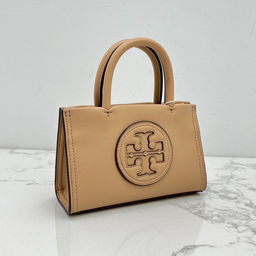 トリーバーチ TORY BURCH トートバッグ ミニ エコ エラトート MINI ELLA バイオレザー 2WAY ハンドバッグ アウトレット品 レディース #145613