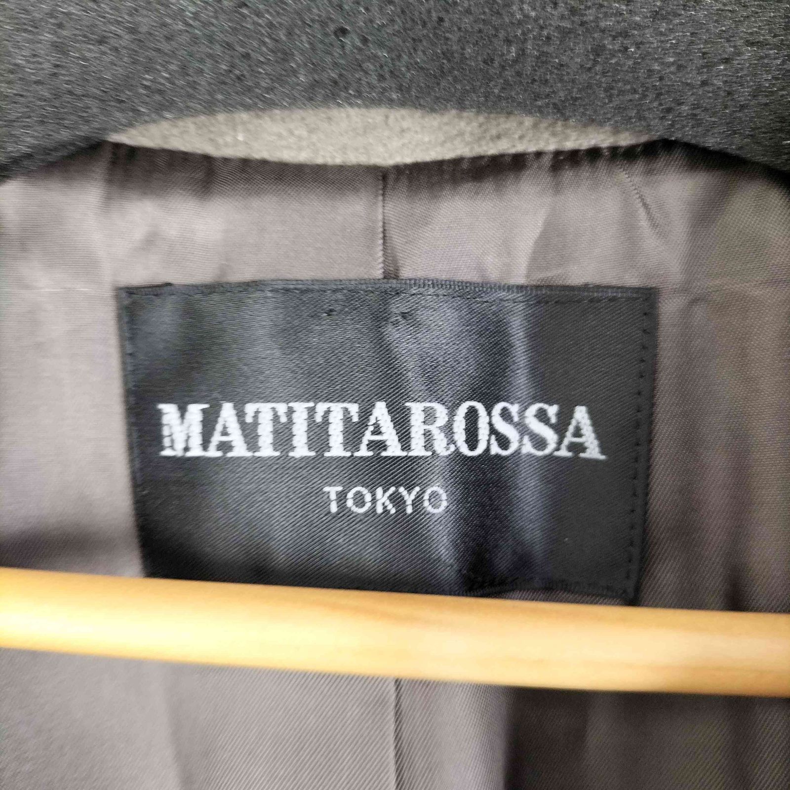 ユーズドフルギ USED古着 日本製 カシミヤ100% スナップボタン ロング