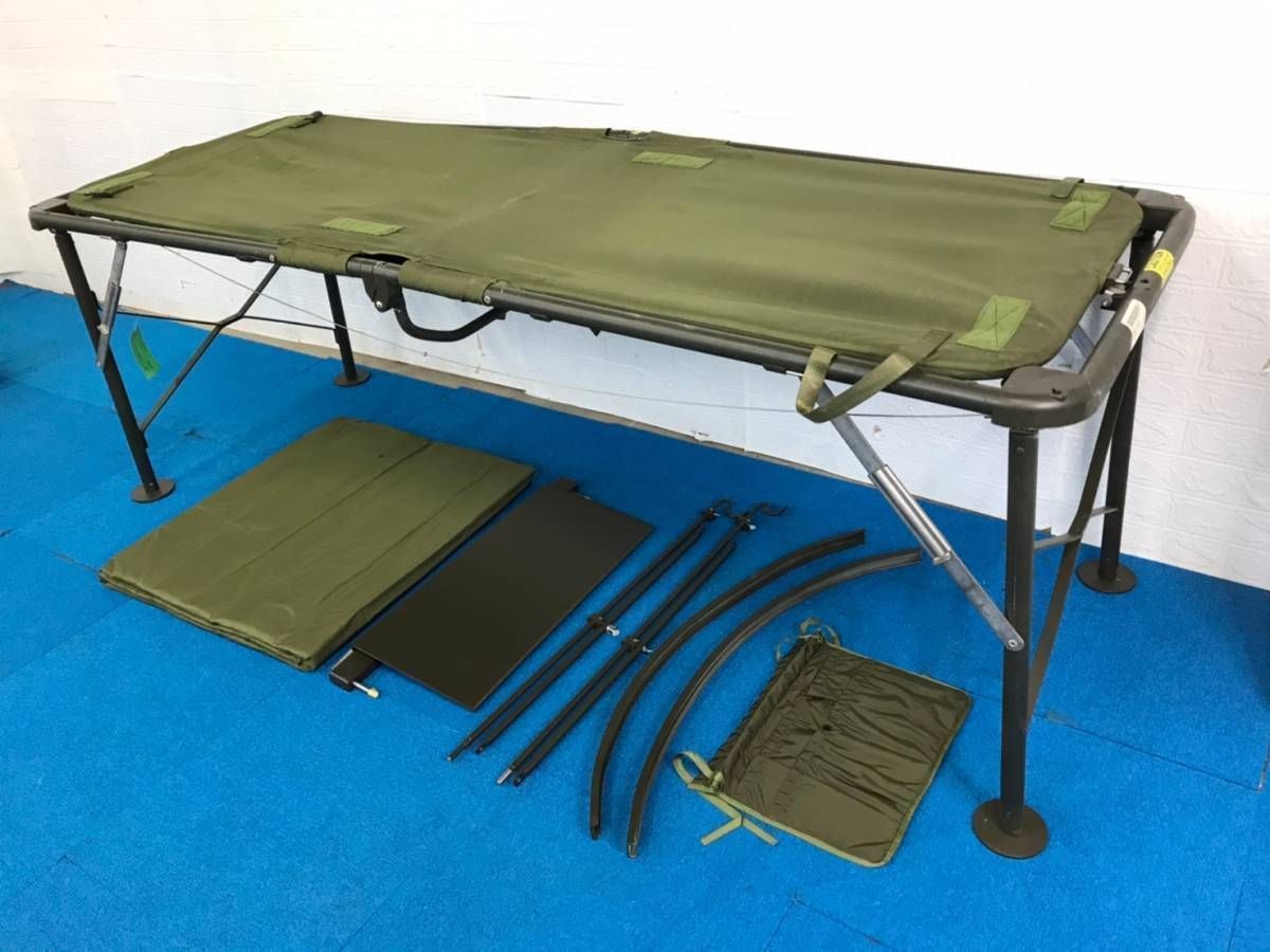 米軍放出品】 米軍正式採用 折り畳みベッド アルミ製 簡易 コット 米軍