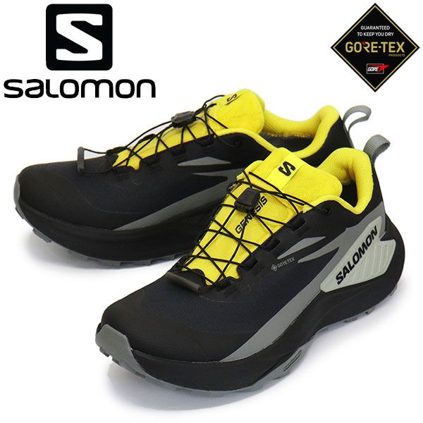 Salomon サロモン L47978000 GENESIS GORE-TEX 男性用トレイルランニングシューズ Black Sedona Sage Incaberry SL083 27.0cm