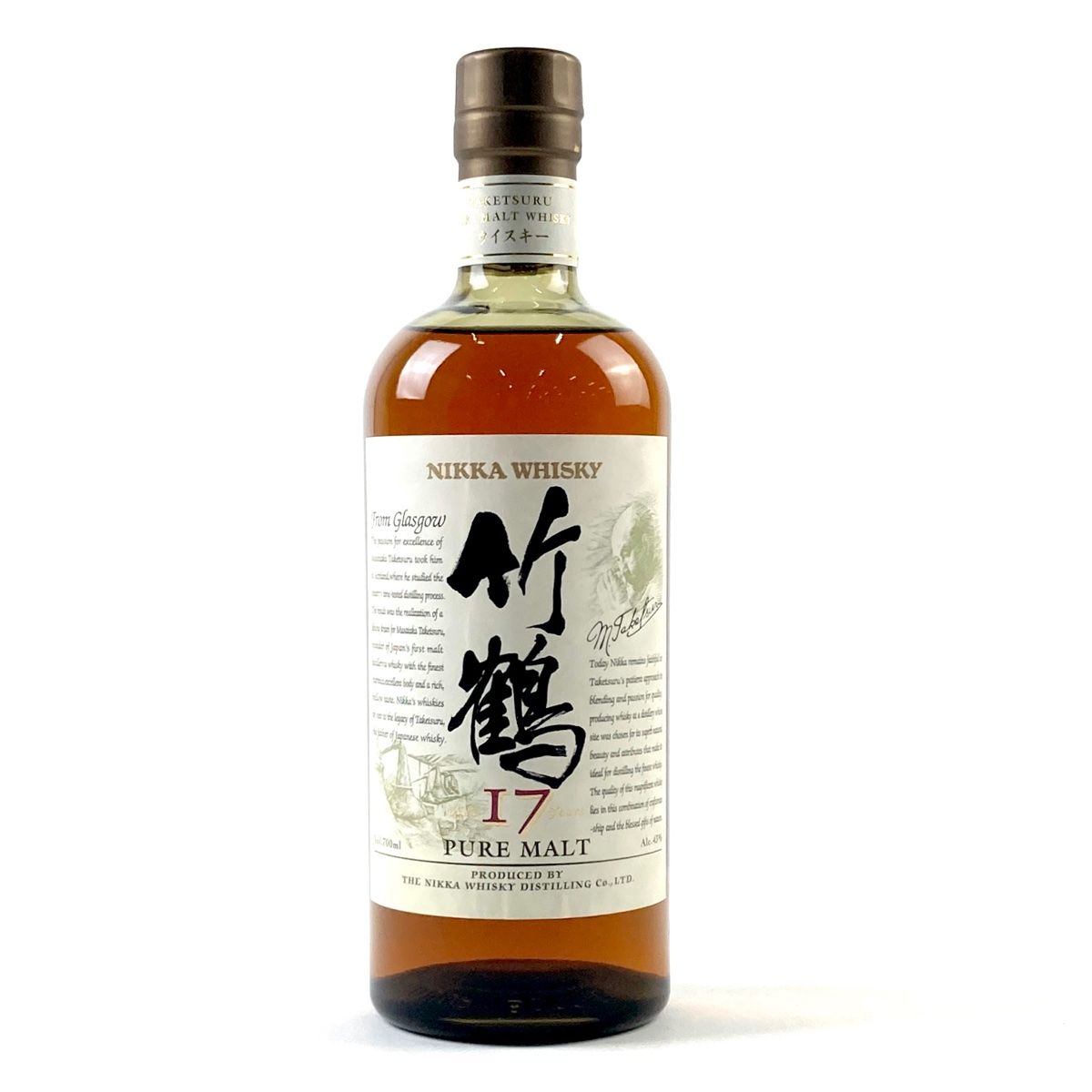 東京都内限定お届け】 ニッカ NIKKA 竹鶴 17年 ピュアモルト 旧