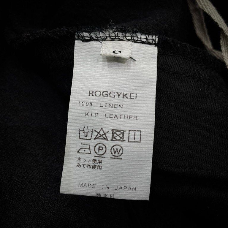 ROGGYKEI LINEN ZERO PANTS Ⅲ キップレザーベルトリネンゼロパンツ3