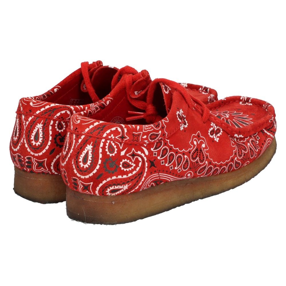 SUPREME (シュプリーム) 19SS ×Clarks Bandana Wallabee クラークス バンダナワラビー ショートブーツ レッド